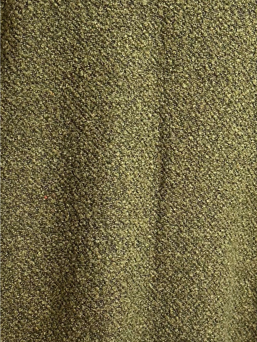 C.D. Petites Olive Bouclé Cardigan with Decorative Hook Closures - Picture 5 of 9